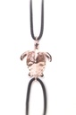 Armband Silber/Gummi Schildkröte