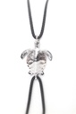 Armband Silber/Gummi Schildkröte