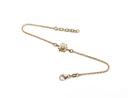 Sonne Mond u. Sterne - Armband Sonne zackig/Brillant  585/000 Gelbgold